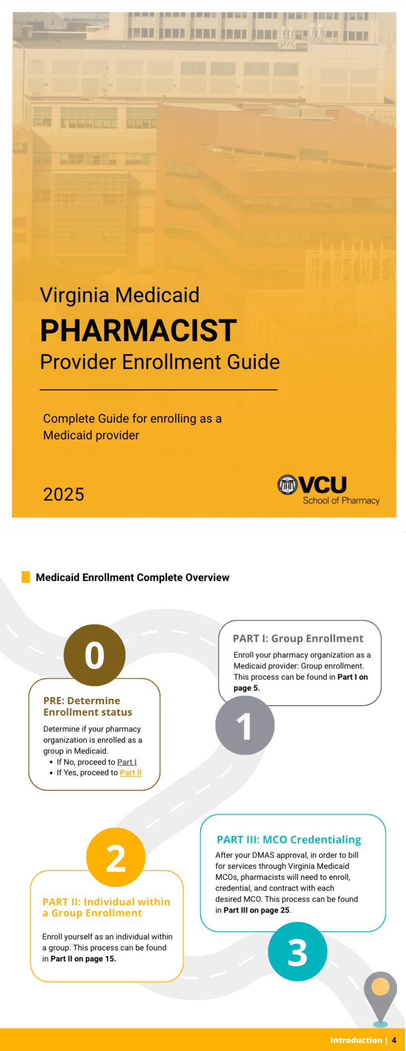 Screenshot of cover of toolkit and first page.